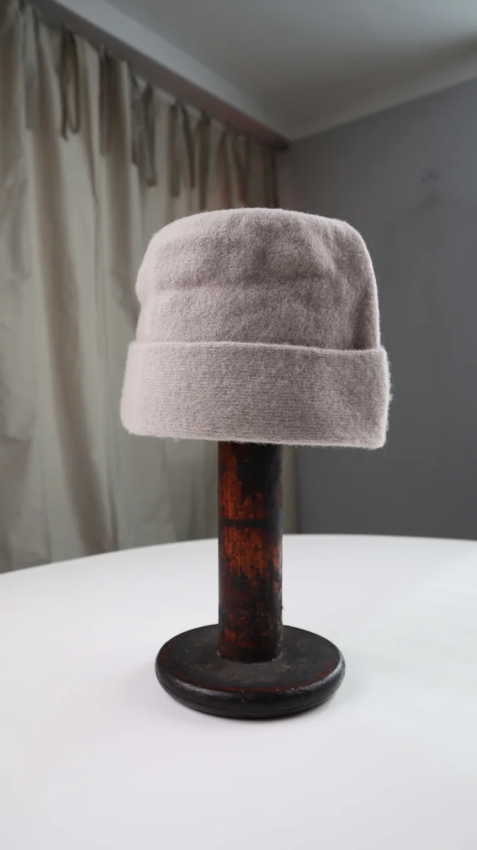 diefenthal 1905 Mütze Wolle Wollmütze Creme Beige Beanie