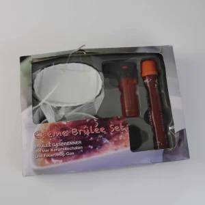 Creme Brulee Set Neu Küchenset Flambierset